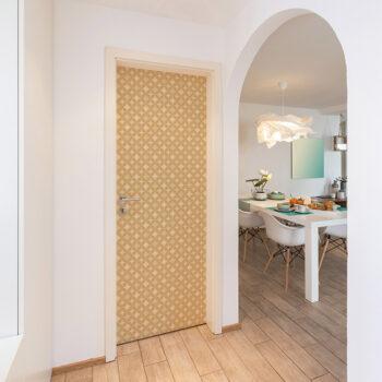 Sticker pour portes Blosom Beige